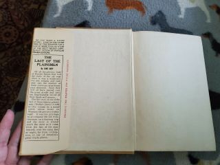 ZANE GREY,  THE LAST OF THE PLAINSMEN 2nd Edition - Antique book 1911 2