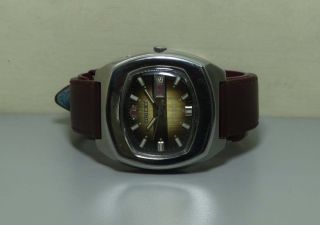 Vintage Orient Automatic Day Date Steel Mens Wrist Watch R246 Old Antique