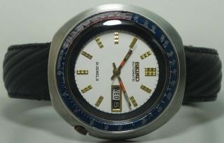 Vintage Seiko Automatic Day Date Mens Wrist Watch s400 Old Antique 2