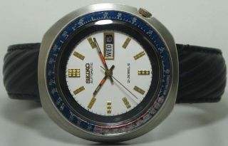 Vintage Seiko Automatic Day Date Mens Wrist Watch s400 Old Antique 5