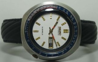 Vintage Seiko Automatic Day Date Mens Wrist Watch s400 Old Antique 6