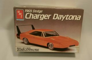 ☆ Amt Ertl 1969 Dodge Charger Daytona Model Kit 1:25 Scale Kit 6278 F/ship