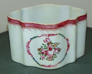 Antique French Faience Planter Roses Cache Pot
