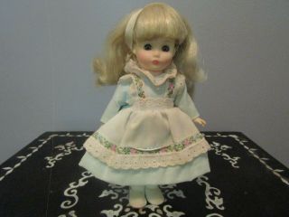 Vintage Doll,  7 Inch,  Ideal Toy Corp,  1982,  Alice In Wonderland