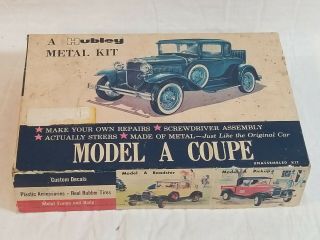 Vintage Hubley Ford Model A Coupe Kit Die - Cast 1:24 Boxed 4861