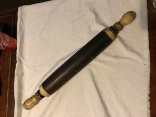 Vintage Antique Commercial Wood Bakery Rolling Pin Hotel Ship Truly Rare Find
