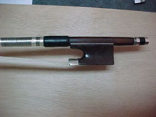 Old Round Violin Bow Stamped Paul Beusher Paris