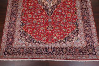 Vintage Traditional Floral Oriental Hand - Knotted 10x14 BIG Rug 4