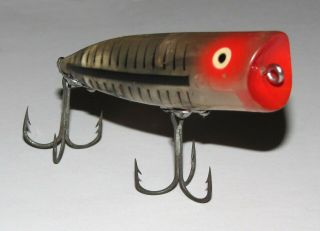Vintage Fishing Tackle Heddon Chugger Spook Plug Top Water Lure 3 " Bass Bait