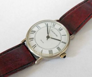 Vintage Lucerne Gents Swiss Hand Winding Watch Running Well Rare
