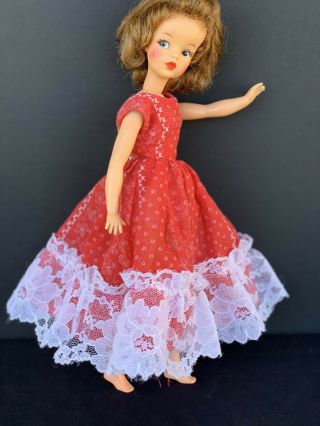 1960 ' s Vintage Ideal Tammy doll BS - 12 3 High Color Paint Full Brown Hair VGC 4