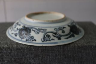 Chinese blue white Flower Porcelain Plate 6