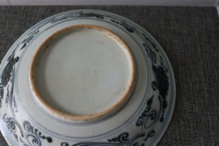 Chinese blue white Flower Porcelain Plate 8