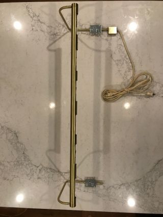 30” House Of Troy Picture Light Antique Brass Finish With 96” Extension Cord