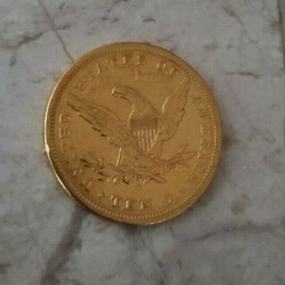 Antique 1878 - S Gold Single Eagle Liberty $10 Coin Christian Gobrecht Design