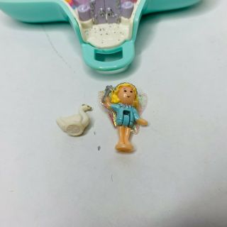 VTG Polly Pocket 1992 Fairy Wishing World Complete Playset W/ Figure & Swan 3