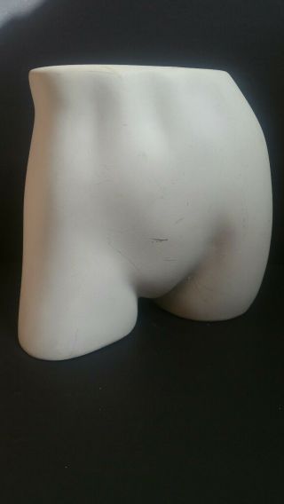 Vintage Jcpenney Retail Display Female Mannequin Butt Form Hips Buttocks Stand 4