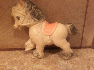 Vintage The Sun Rubber Company Toy Squeaky Horse