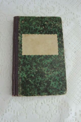 ANTIQUE 1875 WOMEN ' S PERSONAL HANDWRITTEN TRAIN TRAVEL DIARY DRESDEN TO ITALY 2