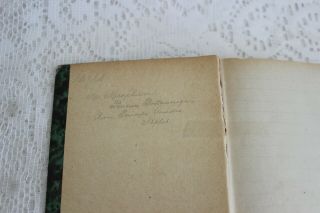 ANTIQUE 1875 WOMEN ' S PERSONAL HANDWRITTEN TRAIN TRAVEL DIARY DRESDEN TO ITALY 3