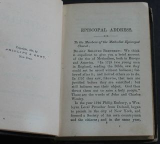 Antique Rare Book The Doctrines Of Discipline Methodist Episcopal Church 1888 6