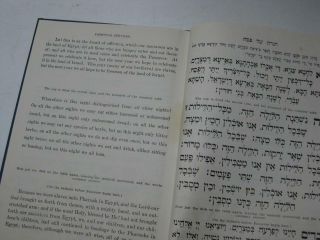 Charlap HAGGADAH 1921 English Hebrew antique book antique Hagada Judaica 3