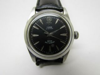 Tudor Rolex Oyster Vintage Mechanical Steel Mens Big Rose 34mm Watch