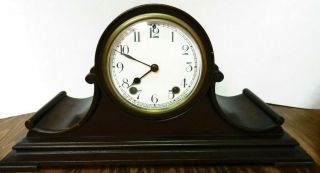 Antique Haven Clock Co.  Cathedral Tambour Mantle Clock