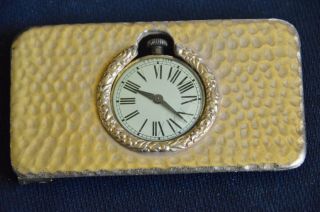 Fabulous Art Deco Watch Belt Buckle Very Rare Gold Tone Signed Speyer