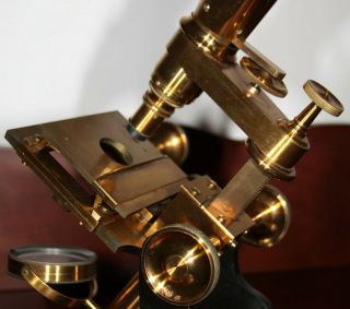 Antique R.  Field & Son Microscope Circa 3rd Qtr 19th Century 5