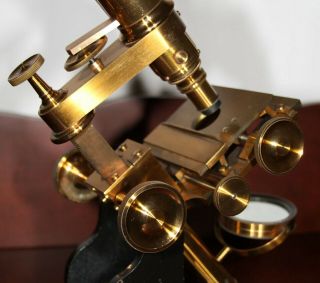 Antique R.  Field & Son Microscope Circa 3rd Qtr 19th Century 6