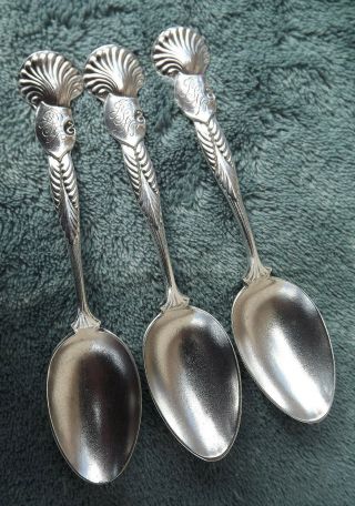 Unknown By Shiebler 4 1/8 " Sterling Demitasse Spoon (s) 1 Of 3 Avail.  Rare