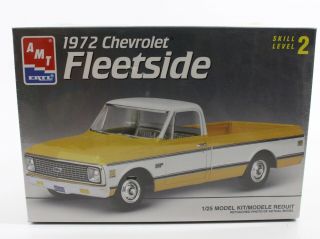 1972 Chevrolet Fleetside Chevy Truck Amt 1:25 6691 Model Kit