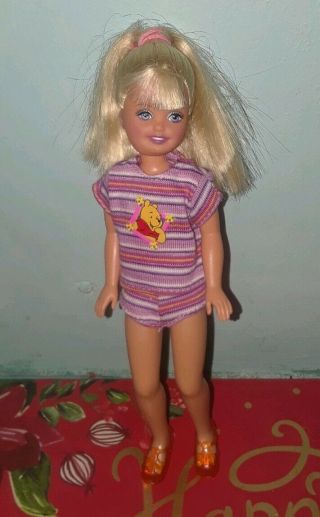 Mattel 1997 Barbie Flashlight Fun Stacie & Pooh - Stacie Doll