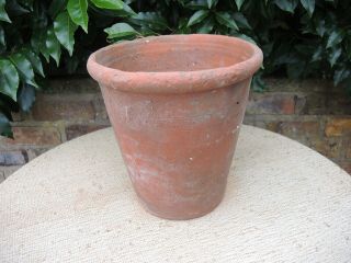 Rare Old Sankey Bulwell Vintage Terracotta Plant Pot 10 " High (b)