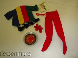 Vintage Ideal Tammy Doll Fashion Clothes 9115 Pizza Party Complete Set