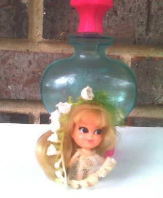 Vintage Lily Of Valley Kologne Kiddle In Bottle From 1960 