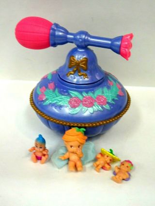 Rare Kenner 1994 Fairywinkles Splashin Secrets Perfume Bottle Playset W/4 Fairys