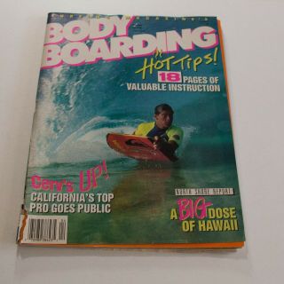 Bodyboarding 4 - 2 Apr 88.  18 Pg Of Hot Tips.  Kevin Cerv Profile.  Hi.  Santos/boyle Cov