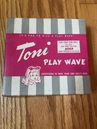 Vintage Ideal Toni Doll Play Wave Box Set Curlers Instructions 2