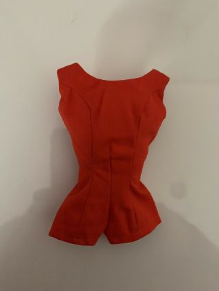 Vintage 1960’s Barbie Doll Fashion Pak Red Playsuit