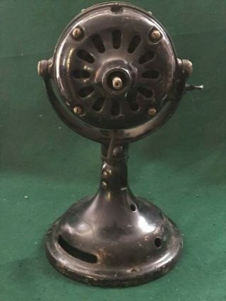 Antique Electric Fan Early 1901 Ge Fan Motor & Base