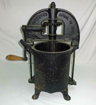 Antique Enterprise Cast Iron Sausage Stuffer