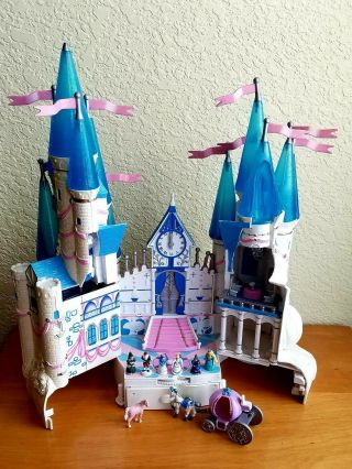 1996 Disney Princess Cinderella Castle Polly Pocket Trendmaster 9 Figures