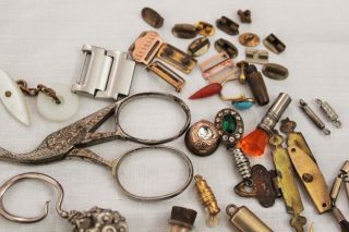 ANTIQUE VINTAGE JEWELLERY FINDINGS,  WATCH PARTS,  MECHANICAL PARTS,  BITS AND BOBS 4