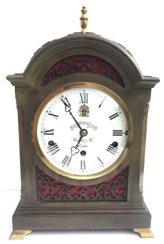 Finest Elliott Ltd Edition Triple Chime Bracket Clock Garrard 350th Anniversary