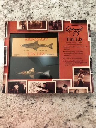 Arbogast 75th Limited Edition " Tin Liz " Collector 