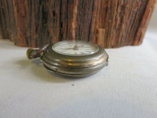 Antique Art Noveau 800 Silver German Ladies Winding Watch Signed RB RP4 3