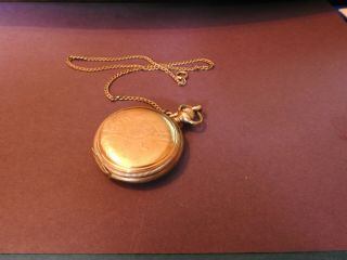 Vintage Illinois Watch Co 14k Gold Pocket Watch.  Circa 1887.  Mech Wind