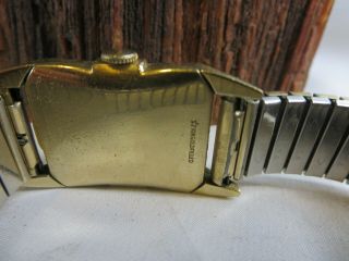 RARE Vintage Antique Wittnauer 10K Gold Filled Wind Up Mens Wristwatch RP5 5